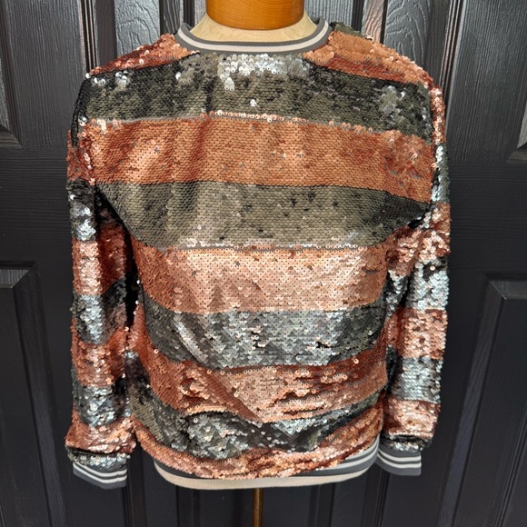 MOLO SIZE 164 Sequin Sweatshirt Size 14 US - Picture 5 of 8